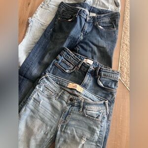 Zara, Hollister etc 4 pair Jean bundle